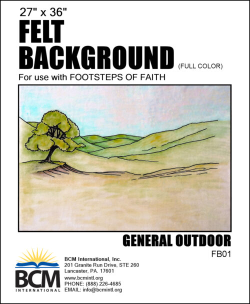 General Outdoor - Felt Background (Full Color)