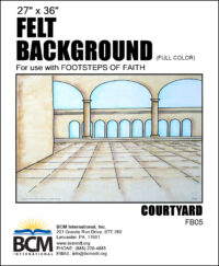 Courtyard - Felt Background (Full Color)