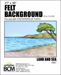 Land and Sea - Felt Background (Full Color)