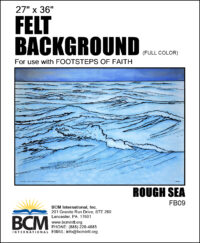 Rough Sea - Felt Background (Full Color)