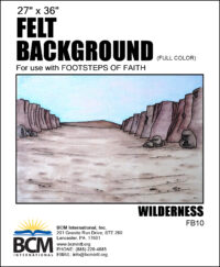 Wilderness - Felt Background (Full Color)