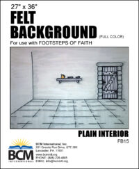 Plain Interior - Felt Background (Full Color)