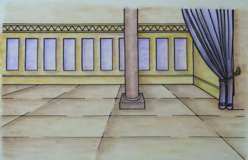 Council Room/Temple - Felt Background (Full Color) - Image 2