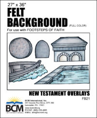 New Testament Overlays - Felt Background (Full Color)