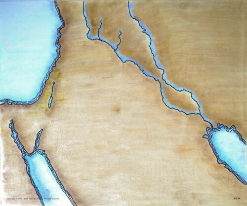 Old Testament Map 1 - Felt Background (Full Color) - Image 2