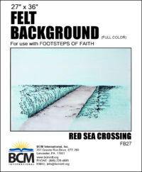 Red Sea Crossing - Felt Background (Full Color)
