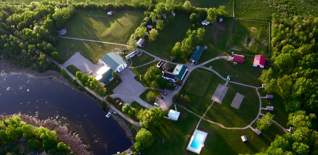 Aerial Shot of Mill Stream Bible Camp