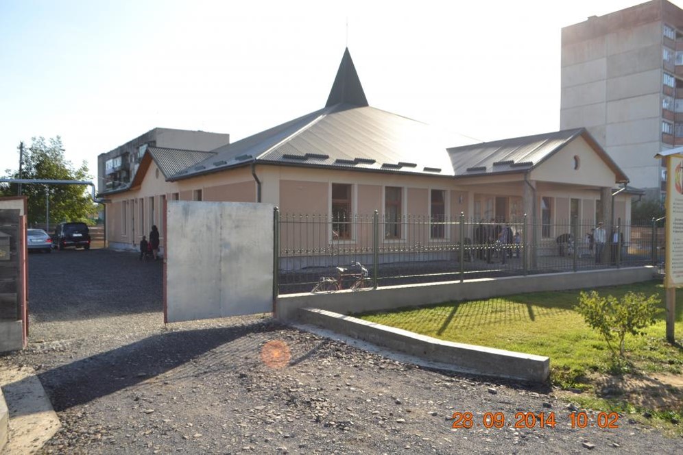 Finished church exterior