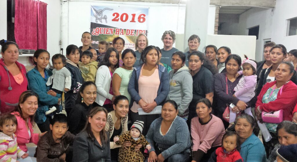 "Survive and Thrive" team with workshop attendees