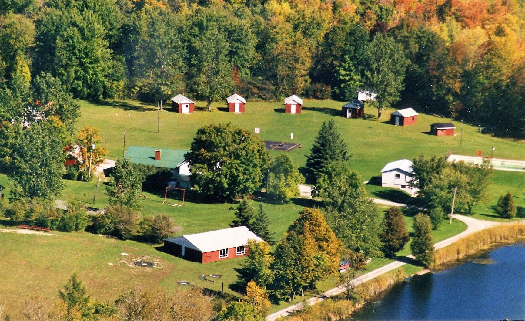 Mill Stream Aerial View