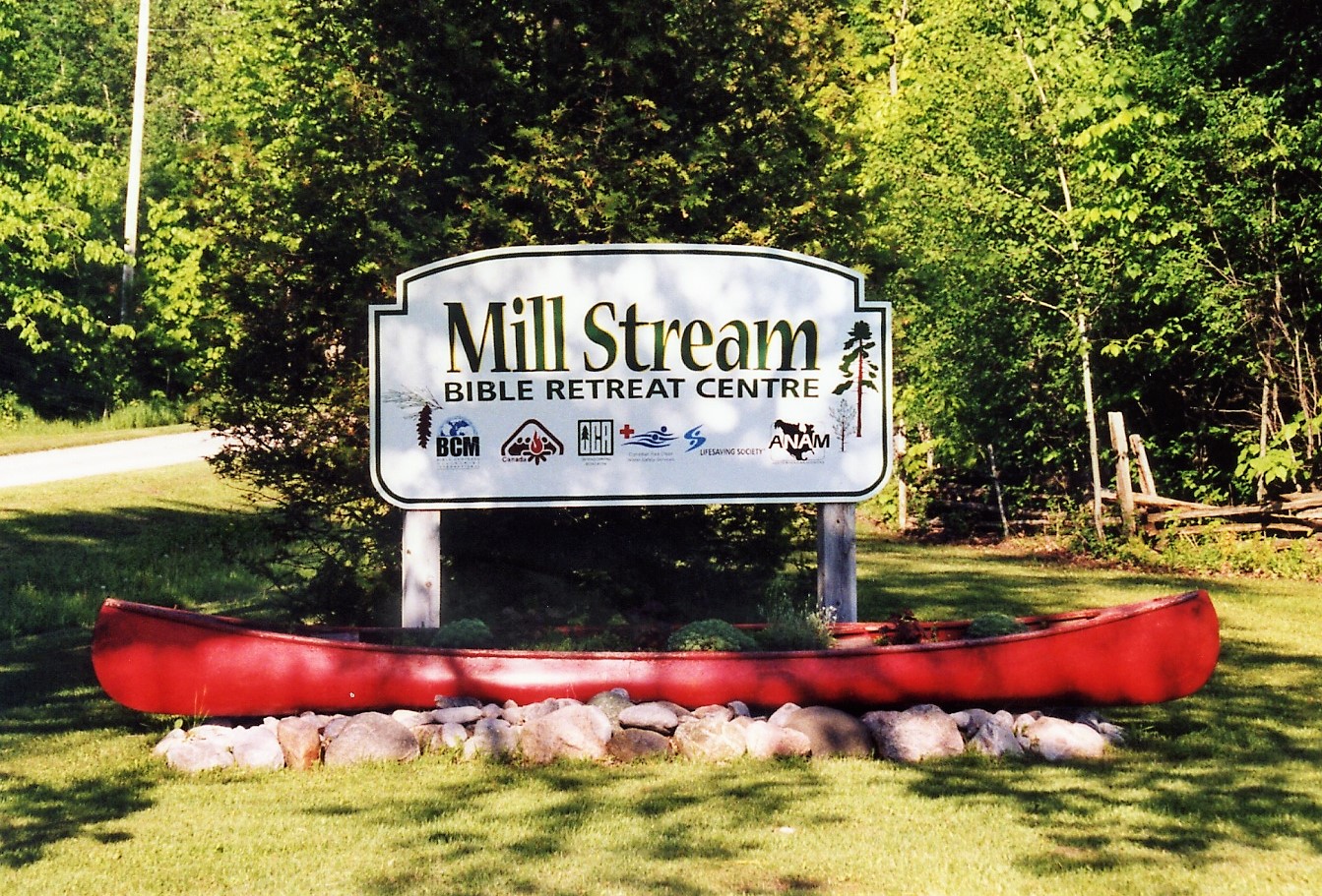 Mill Stream Entrance Sign