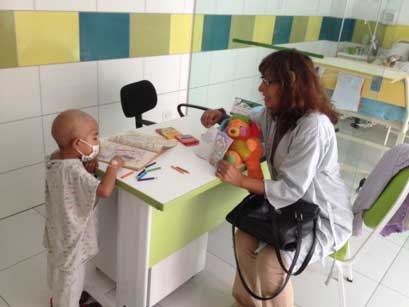 Child Cancer Patient at Clinic