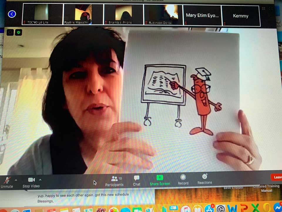 TTT student explaining lesson