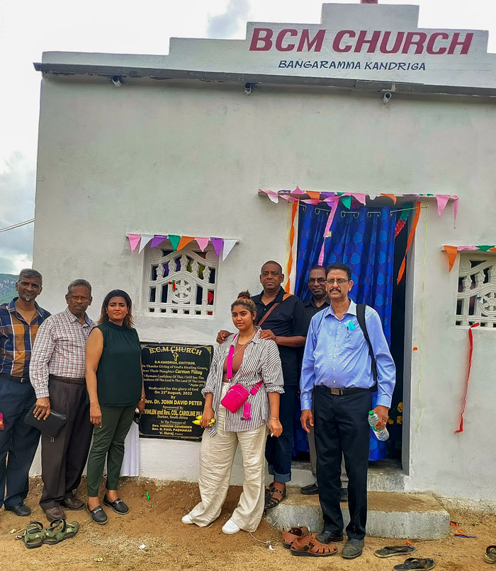 BCM Church Dedication South Africa Donor Team