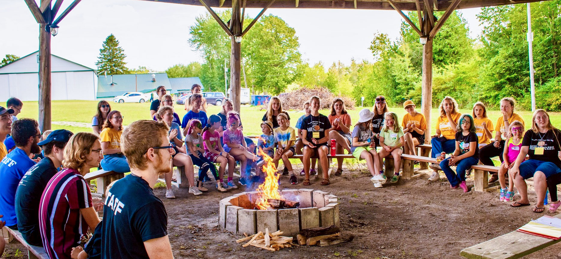 Campfire at Millstream Bible Camp