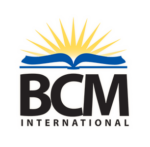Logo with BCM open bible and sunrise