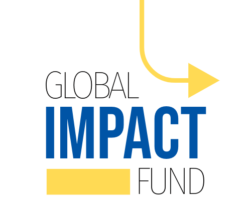 2025 Global Impact Fund-4 Global Impact Fund with yellow arrow graphic
