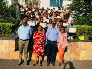 Pauline with ministry leaders in Africa