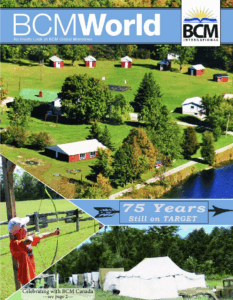 overhead view of camp