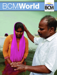 Magazine cover with two individuals